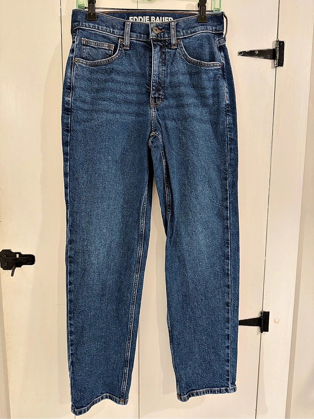 Eddie Bauer Authentic High Rise Straight Jeans Blue Size 6